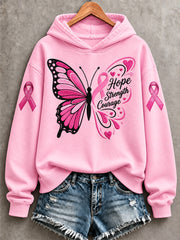 Women's Breast Cancer Awareness Imprimer Sweatshirt