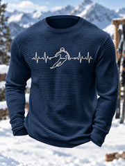 Haut de ski Waffle Homme