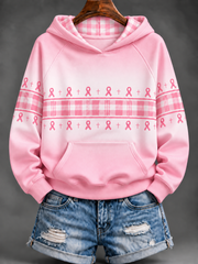 Sweatshirt à capuche Lady Breast Cancer