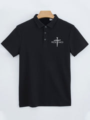 Men's Redeemed Cross Print  Shirt