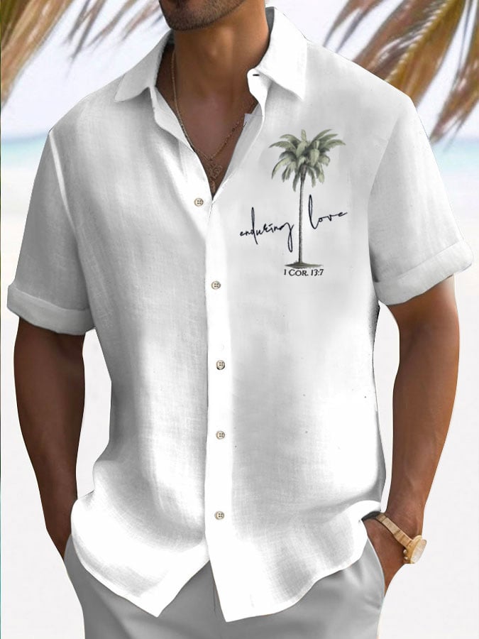 Men's  Print Shirt (No Pockets)