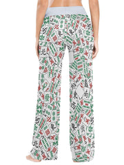 Women's Mahjong Printed Home Pants