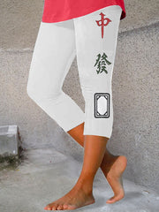 Women's mahjong leggings