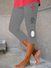 Women's mahjong leggings