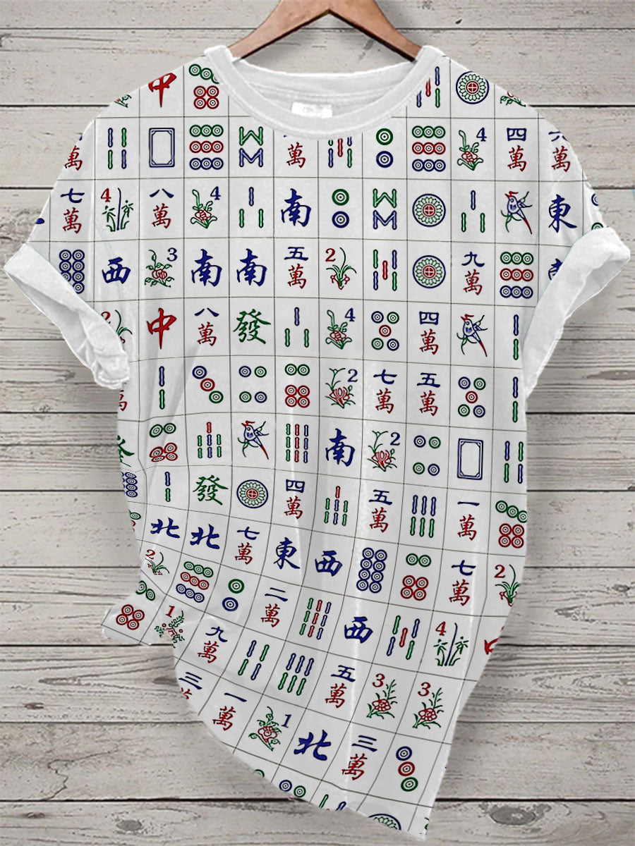 Women's mahjong t-shirt