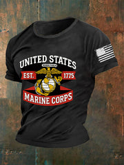 Men's United States Marine Corps Short-sleeved T-shirt