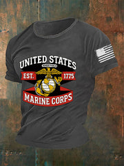 Men's United States Marine Corps Short-sleeved T-shirt