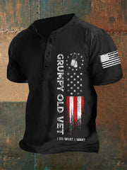 Men's Grumpy Old Vet I Do What I Want T-shirt