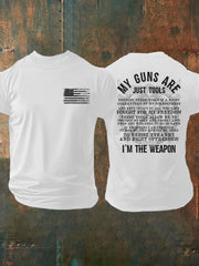 Men's My Guns are Just Tools T-shirt