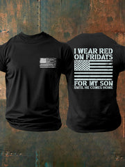 Men's I Wear Red On Fridays For My Son T-shirt