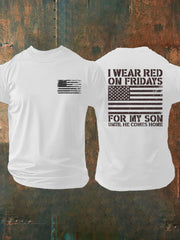 Men's I Wear Red On Fridays For My Son T-shirt