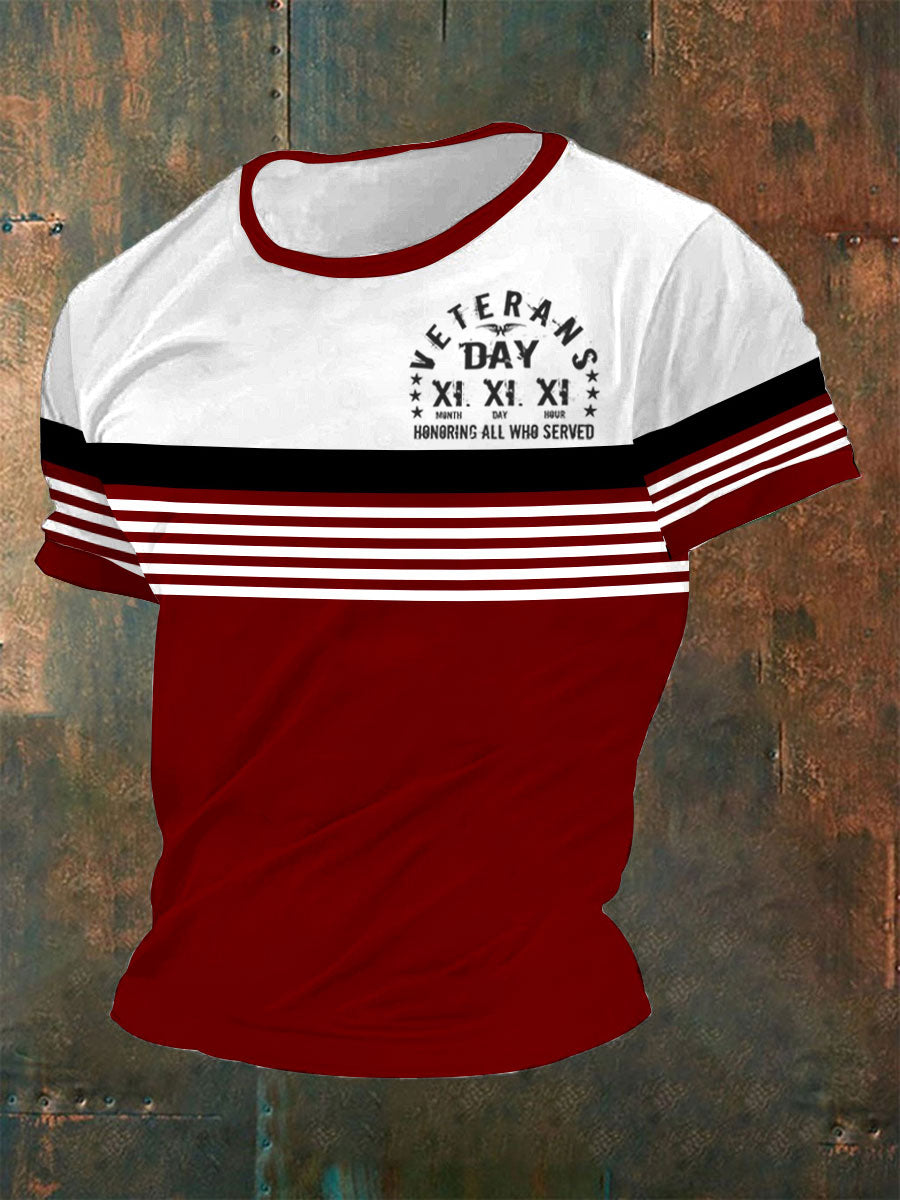 Men's Veterans Day Honoring All Who Served T-shirt