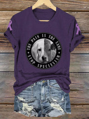 Women's the pain is the same stop speciesism T-shirts