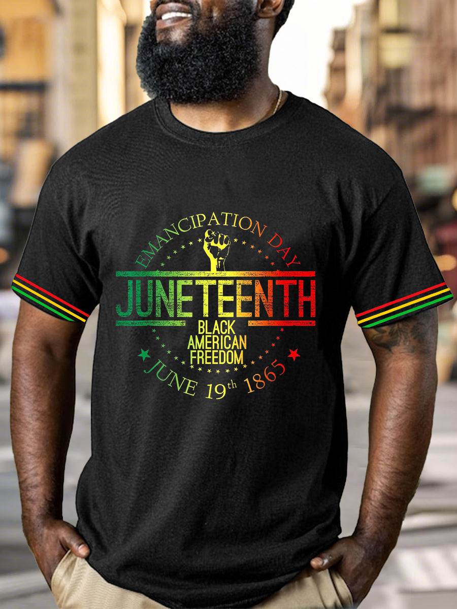 Men's  1865 Printed Crew Neck T-Shirt