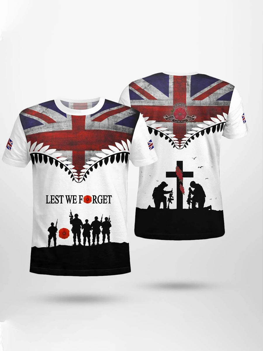T-shirt manches courtes LEST WE FORGET pour homme