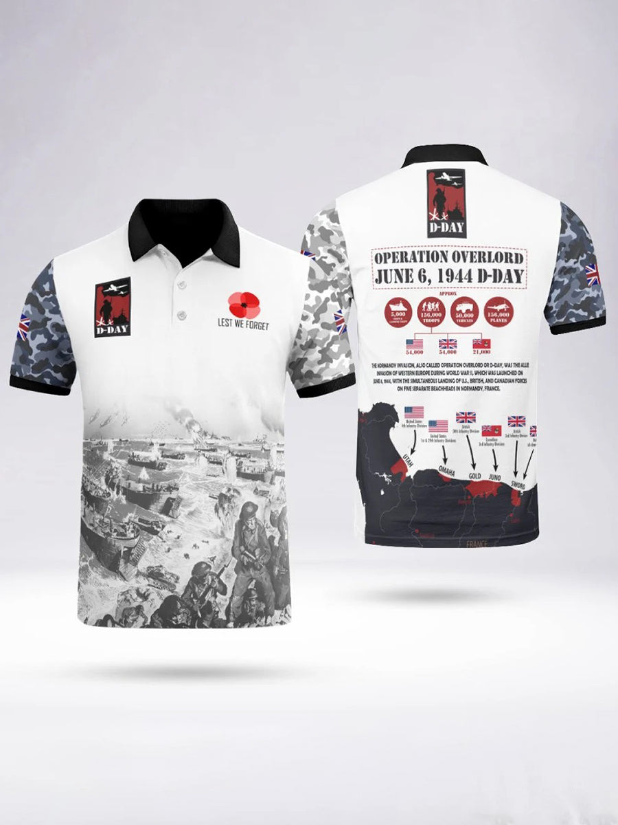 à manches courtes D-DAY 81ST ANNIVERSARY pour homme