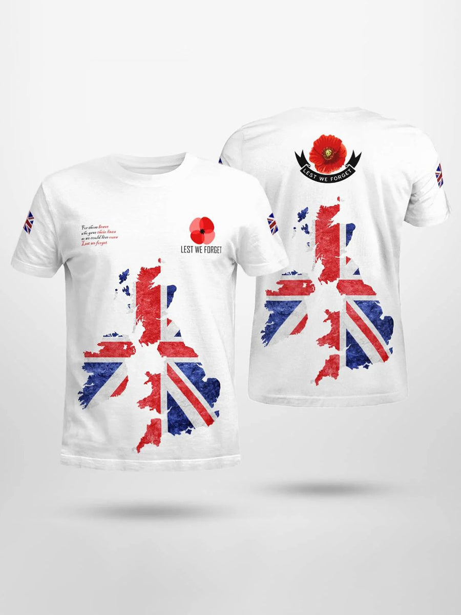 Chemise THE UNITED KINGDOM LEST WE FORGET pour homme