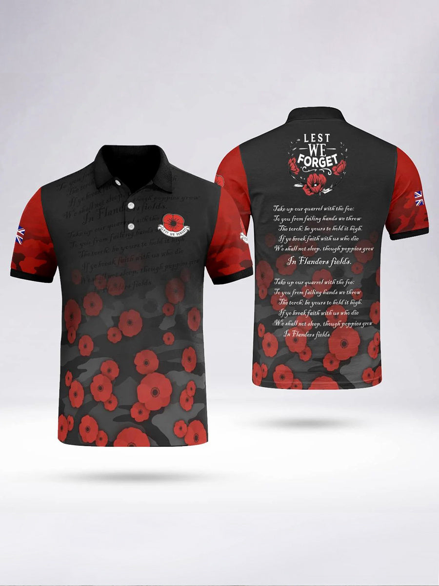à manches courtes LEST WE FORGET pour homme