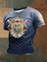 T-shirt imprimé à manches courtes Grande Armée Napoléon Homme