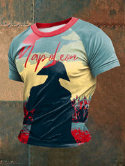 T-shirt imprimé à manches courtes Grande Armée Napoléon Homme