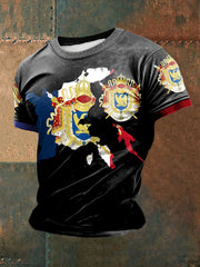 T-shirt imprimé à manches courtes Grande Armée Napoléon Homme