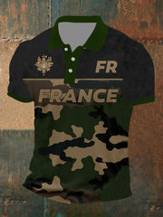 à manches courtes France Homme