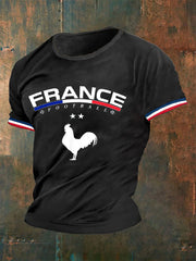 T-shirt manches courtes France Football Coq pour homme