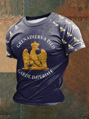 T-shirt imprimé à manches courtes Grande Armée Napoléon Homme