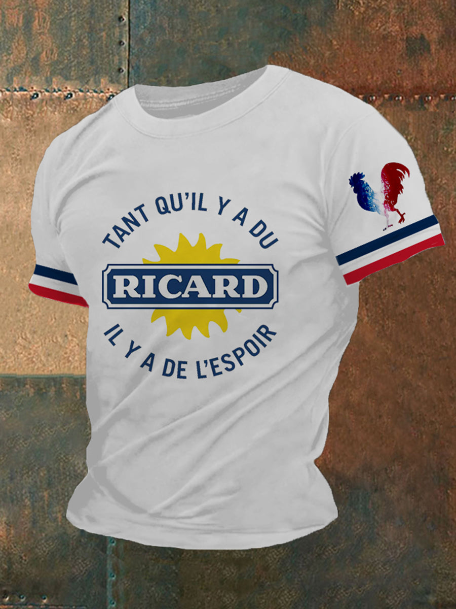 T-shirt imprimé à manches courtes Tant Qu'il Y A Du  Homme