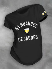 T-shirt imprimé France 51  of Yellow pour femme