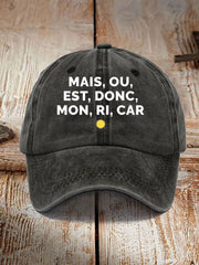 Chapeau Imprimé Mais Ou Est Donc Mon  Unisexe
