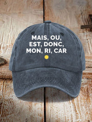 Chapeau Imprimé Mais Ou Est Donc Mon  Unisexe