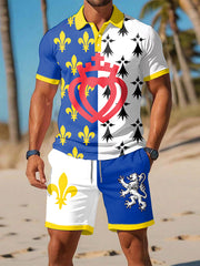 Ensembles  à imprimé drapeau Pays de la Loire Homme