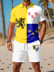 Homme Imprimé Drapeau Hauts-de-France