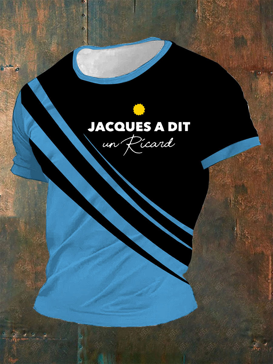 T-shirt à manches courtes Jacques A Dit Un  pour homme
