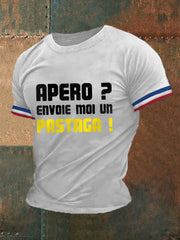 Hommes Apéro Envoie moi un pastaga! T-shirt