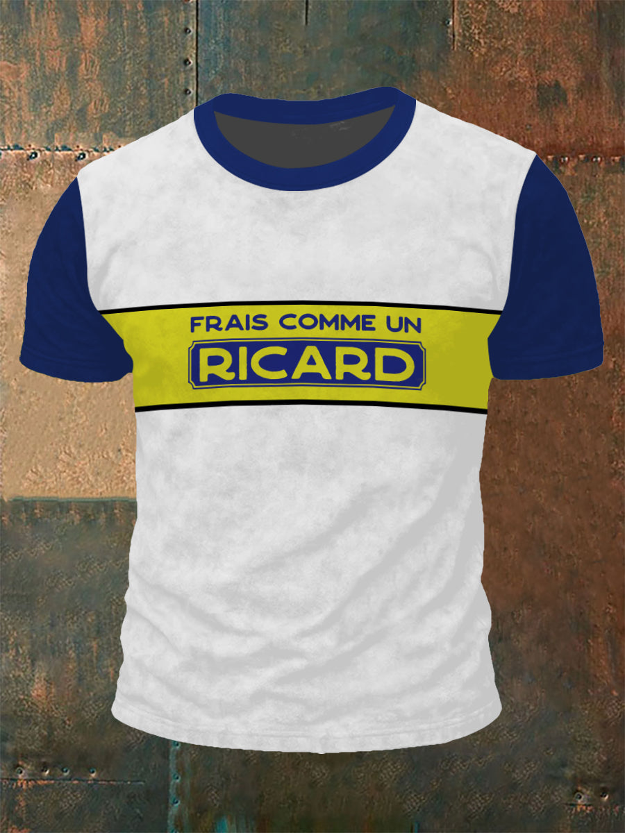 T-shirt à manches courtes Homme Frais Comme Un
