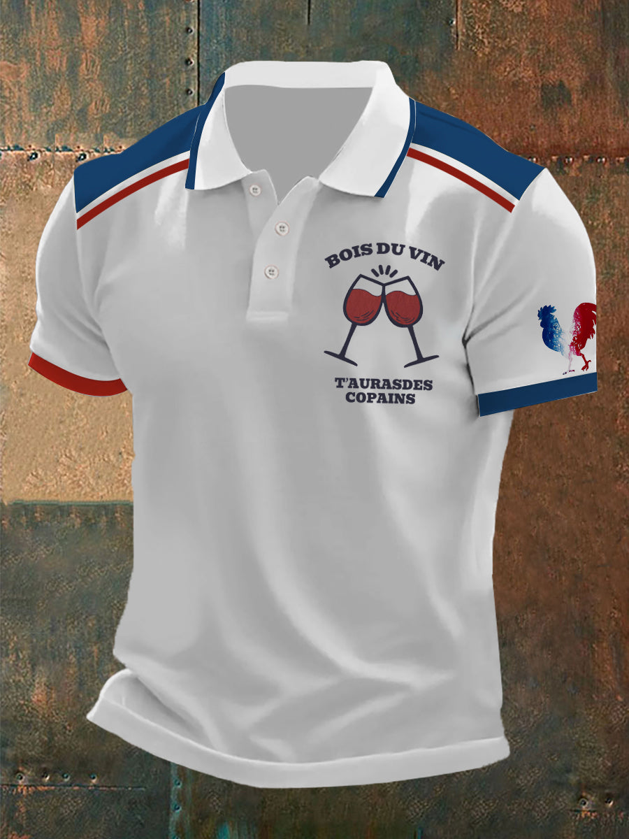 à imprimé Bois du vin Homme