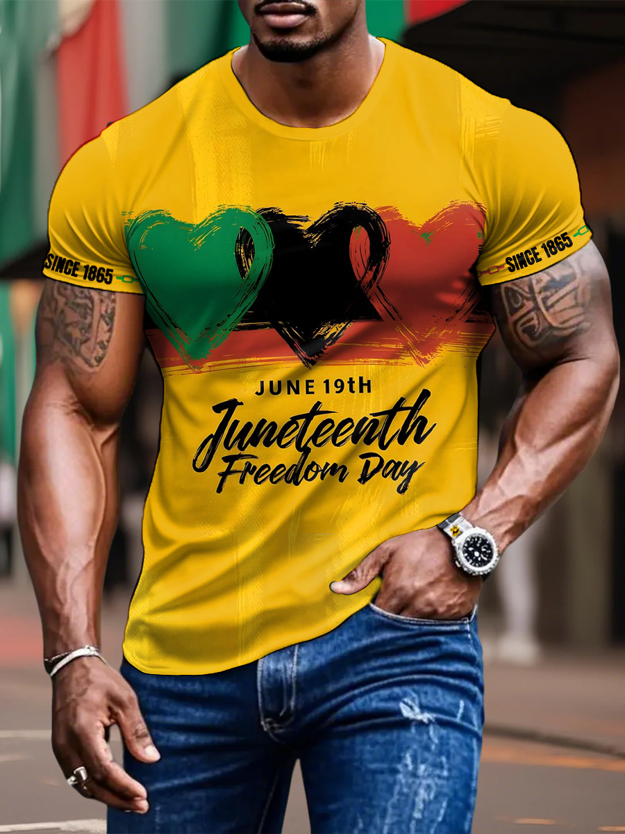 T-shirt imprimé noir History  1865 pour homme