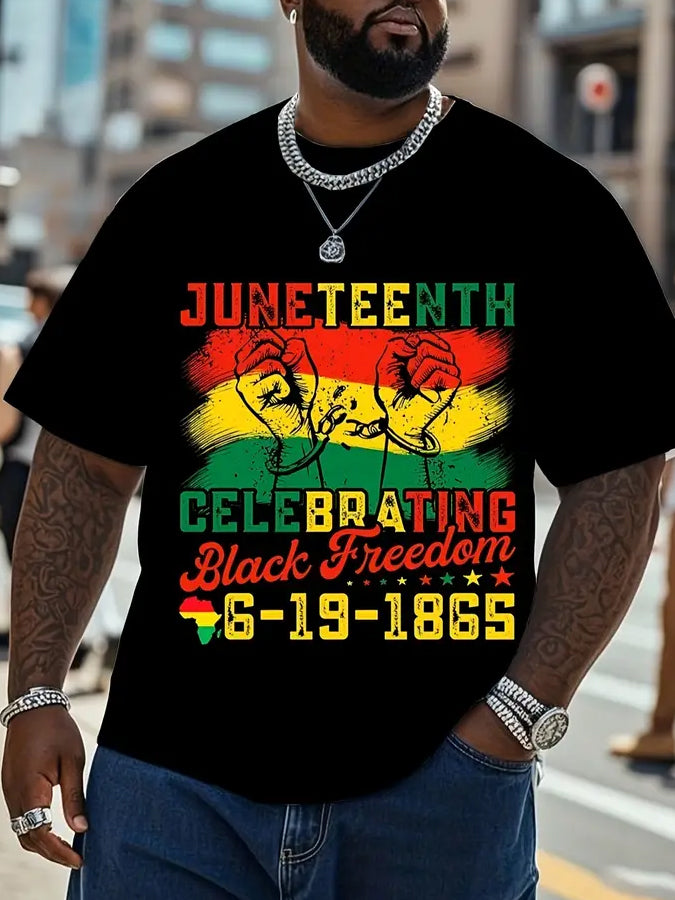 Tee-shirt Homme Noir History  Imprimé