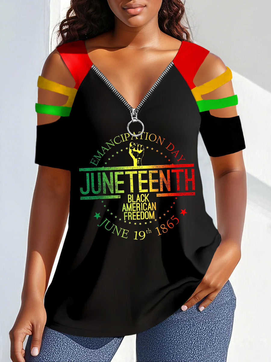 T-shirt à épaules dénudées  pour femme