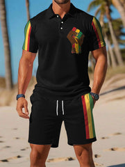 Ensemble de  imprimé Black History  1865 Homme