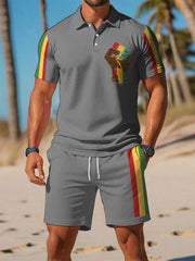 Ensemble de  imprimé Black History  1865 Homme