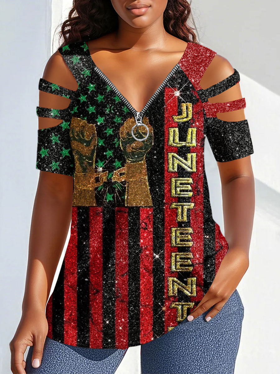 Hauts imprimés Black History  Femme