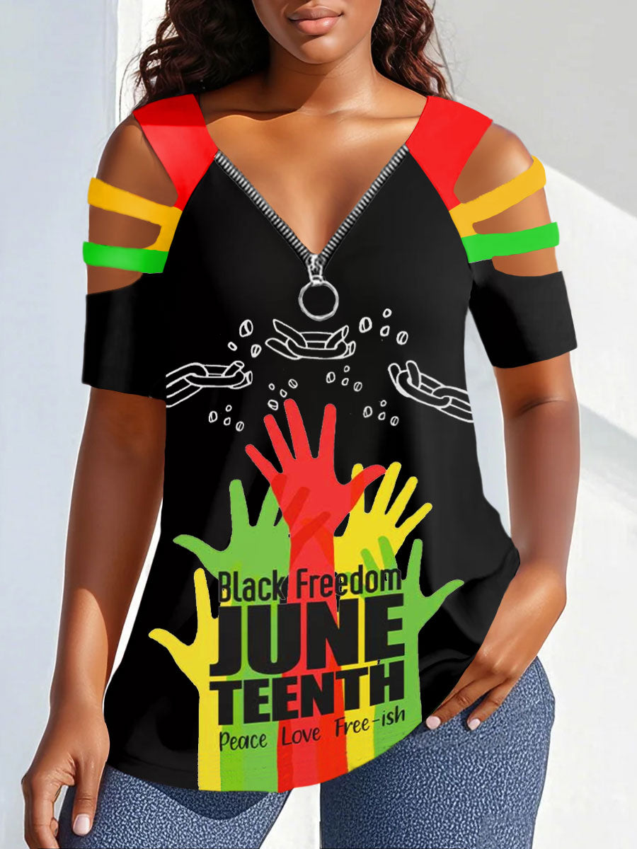 Hauts imprimés Black History  Femme
