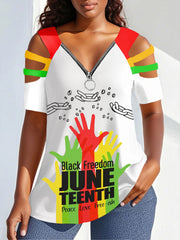 Hauts imprimés Black History  Femme
