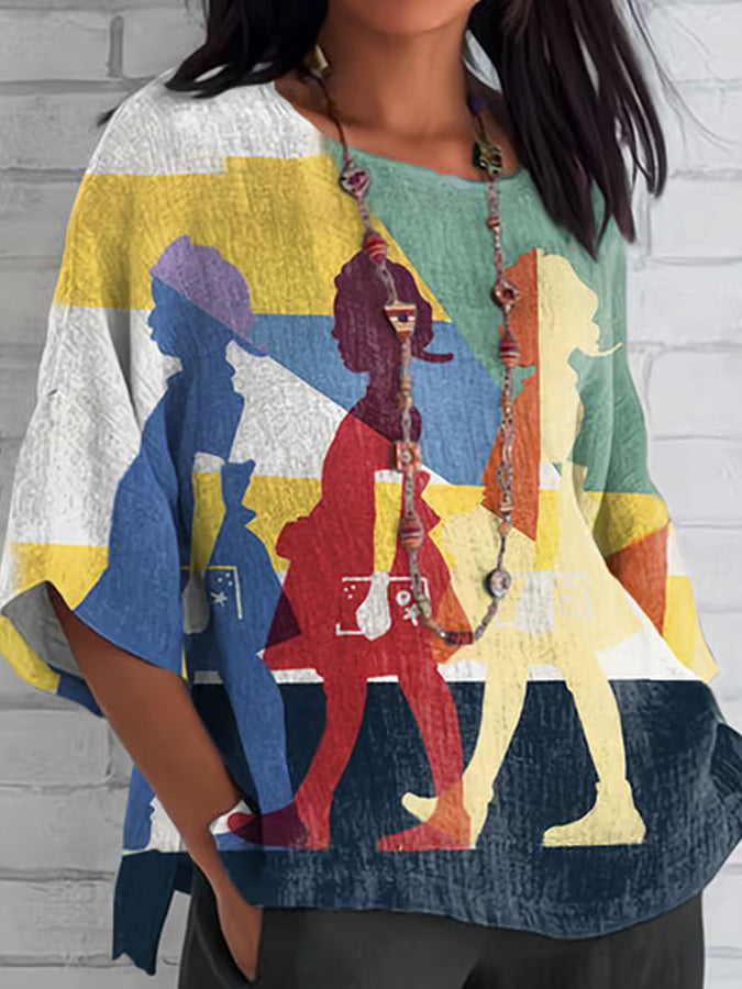 Hauts imprimés Black History  Femme