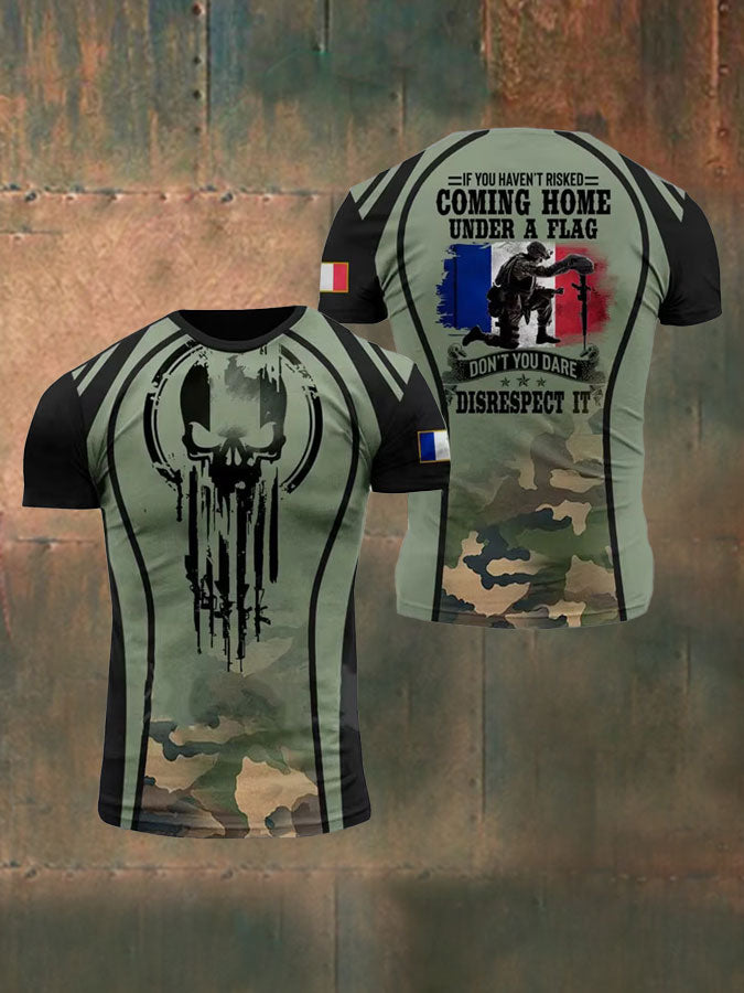 T-shirt imprimé French Armée de terre pour homme