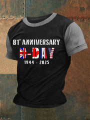 T-shirt du jour J pour hommes 1944 Normandie Battle Military History T-Shirt
