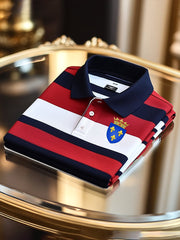 T-shirt à manches courtes Bouclier Bleu Du Lys Doré Homme